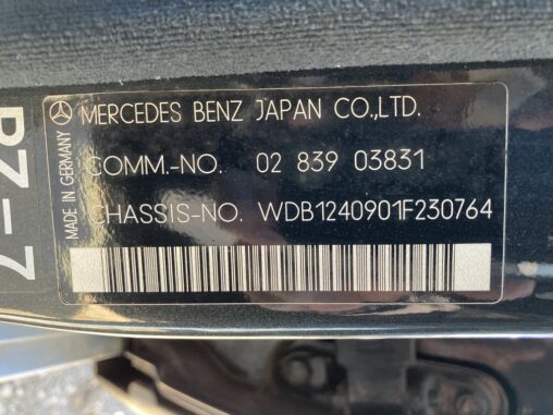 W124 – CHAS BROS JAPAN